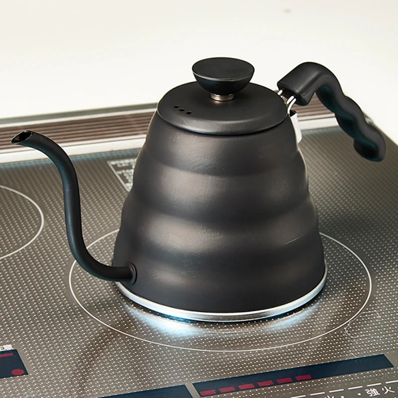 V60 Drip Kettle "Buono" Mattschwarz 800ml - Hario VKBR-120-MB  color Svart