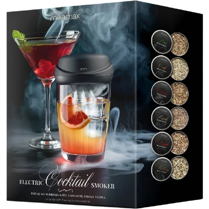 Elektrischer Cocktail Smoker – Wiederaufladbare Räucherpistole 05206  color Svart