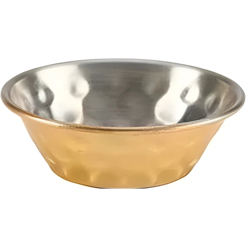 GenWare Vergoldetes gehämmertes Ramekin 43 ml / 1,5 oz RAMSTH115GD  color Svart