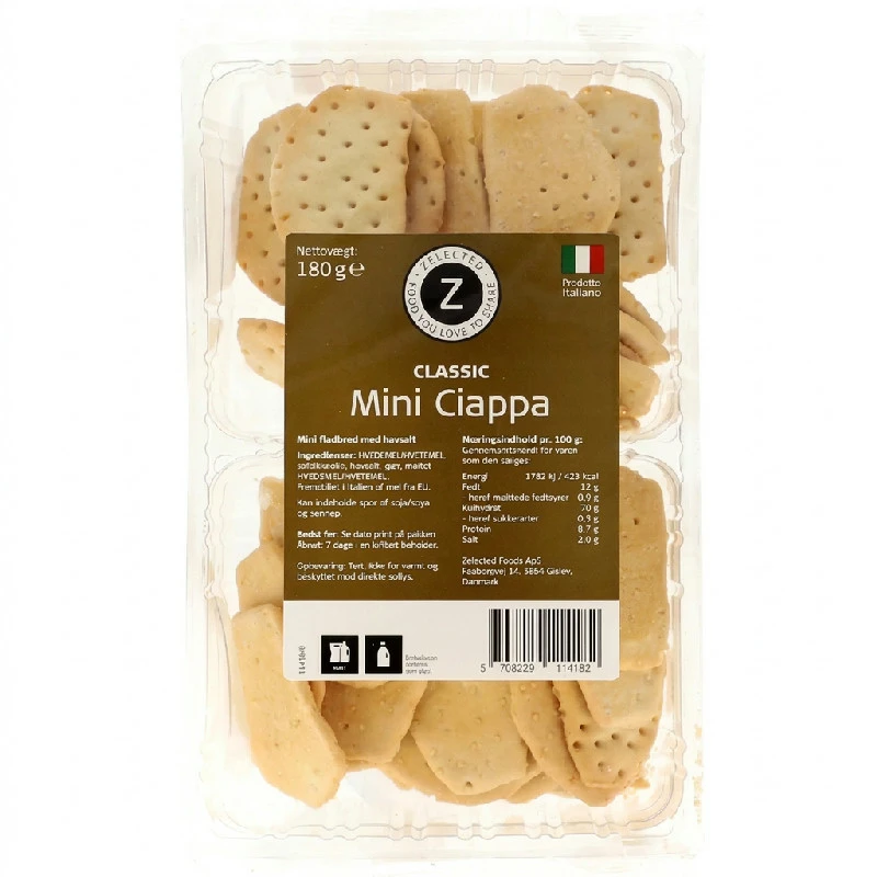 Zelected Mini Ciappa Classic Fladenbrot 180g 11418  color Svart