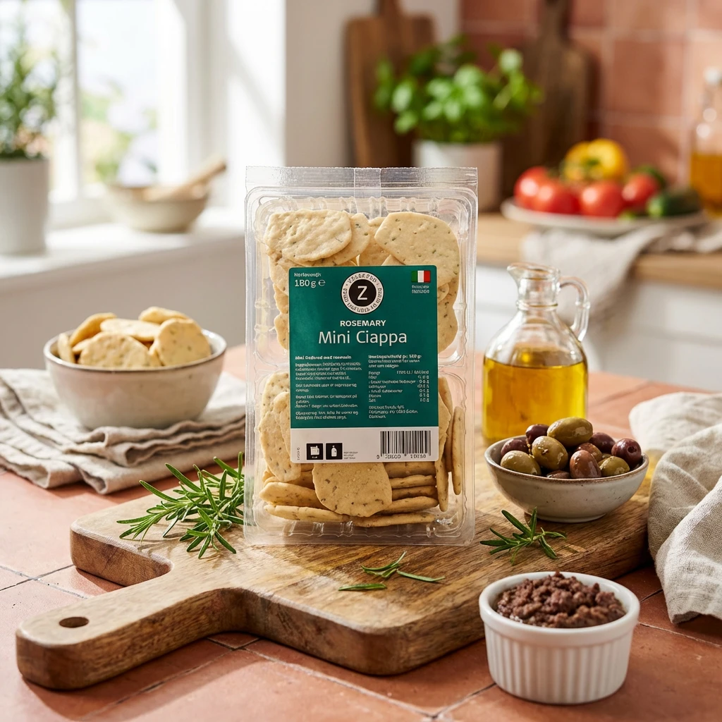 Mini Ciappa mit Rosmarin 180g Zelected 11419  color Svart