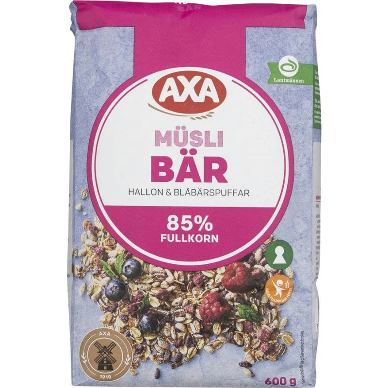 Müsli mit Beeren 600 Gramm 217199  color Svart