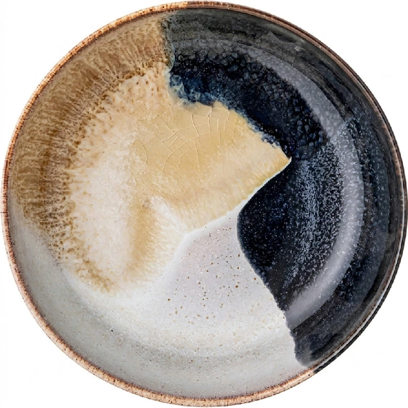 Jules Schale, Grau, Steingut D17,5xH5,5 cm 750 ml 82046915  color Svart