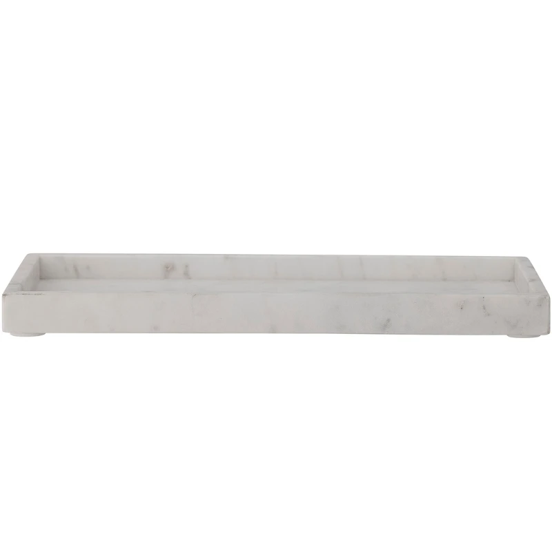 Majsa Tablett, Weiß, Marmor L38xH3xB18 cm 82068110  color Vit
