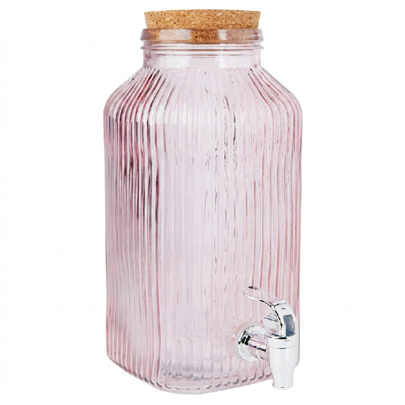 Getränkespender Glas Rosa 3,35L 5426006  color Svart