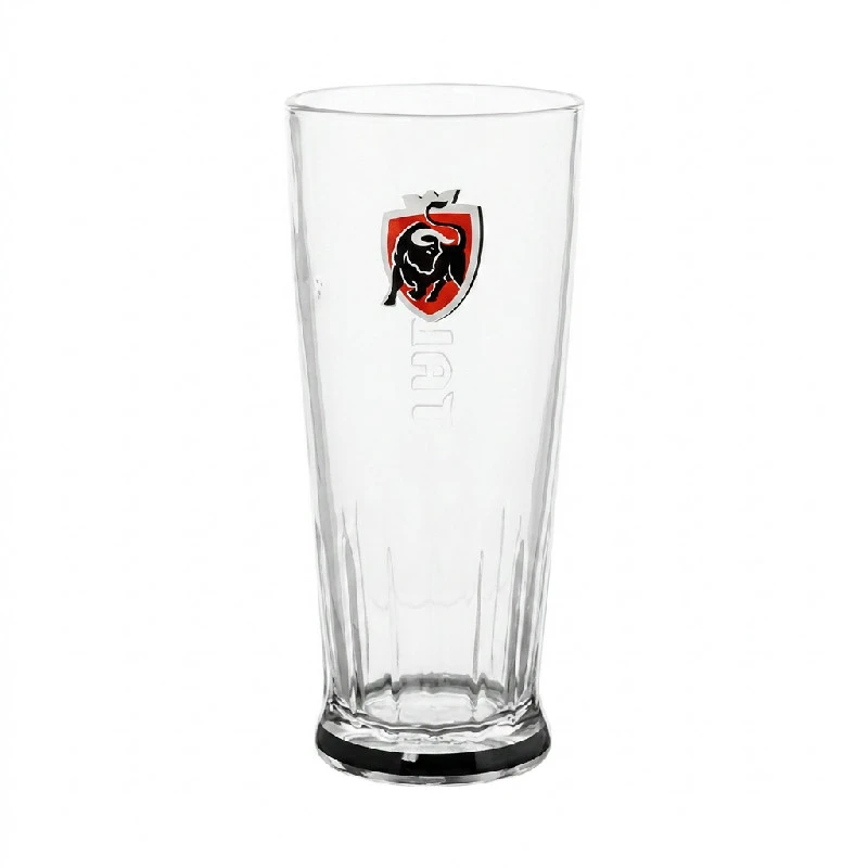 Jupiler Tauro Bierglas 33cl Geschenkbox 220172 by BELGIAN BEER GLASSES color Svart
