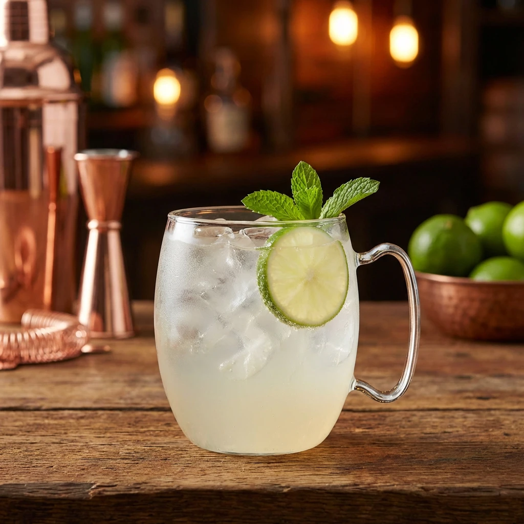 Moscow Mule Glas Borosilikatglas Transparent 5657001 by COSY & TRENDY color Svart