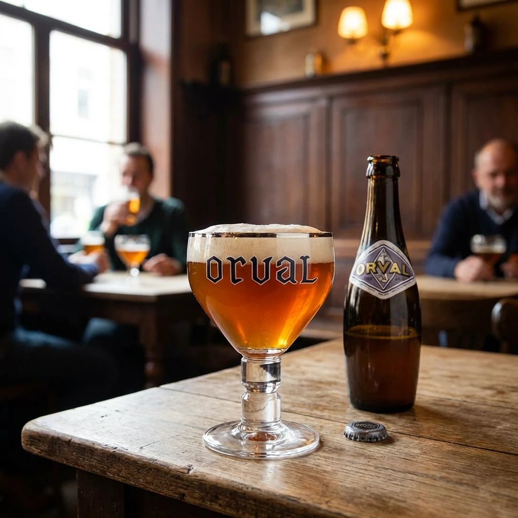 Orval Bierglas 33cl in Geschenkbox 220214  color Svart
