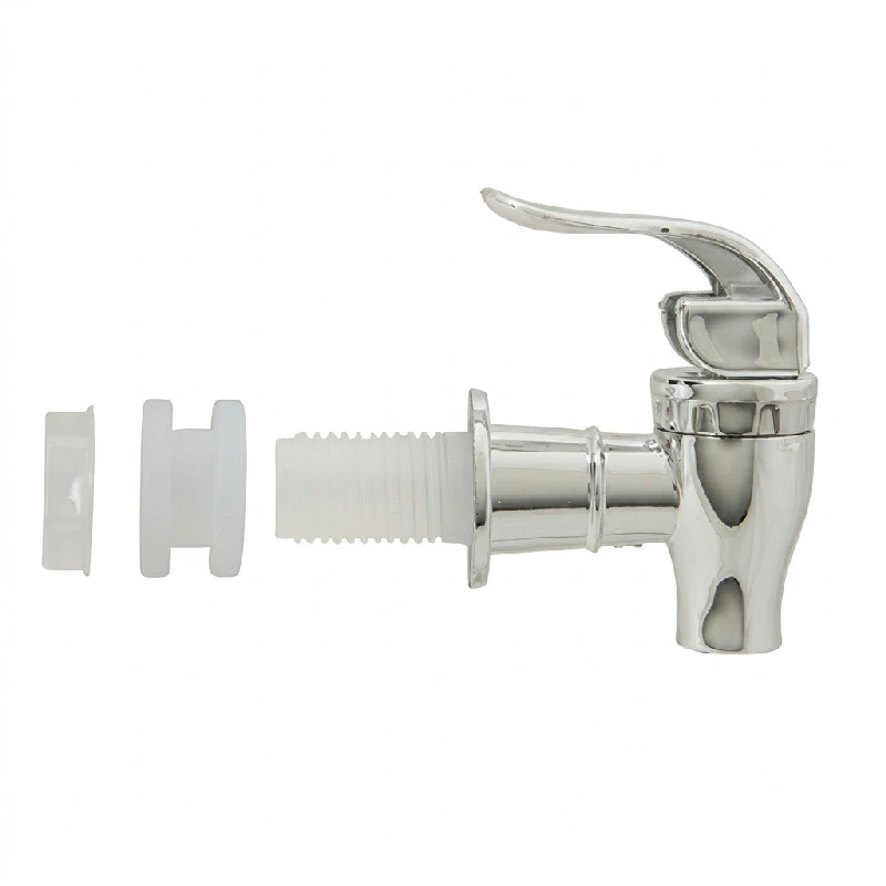 Zapfhahn für Saftspender Kunststoff Silber/Weiß 1629206 by COSY & TRENDY color Svart