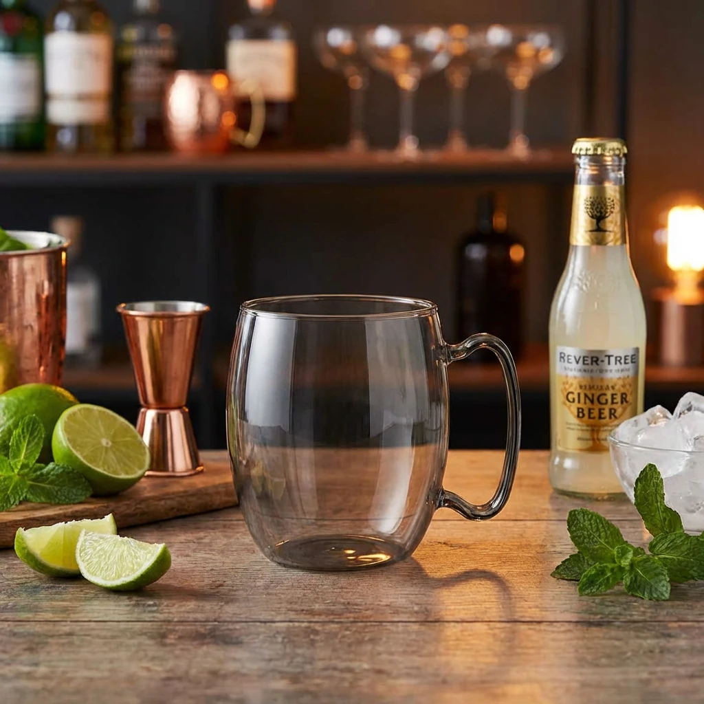 Moscow Mule Glas Schwarz 45 cl 5657003 by COSY & TRENDY color Svart