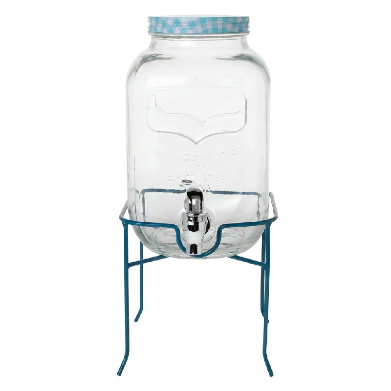 Getränkespender mit Fuß 4,5L Glas 2017020268 by COSY & TRENDY color Svart