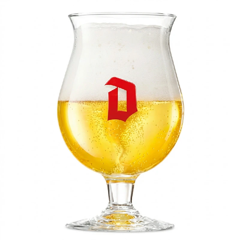 Duvel Bierglas 33 cl in Geschenkbox 220202A by BELGIAN BEER GLASSES color Svart