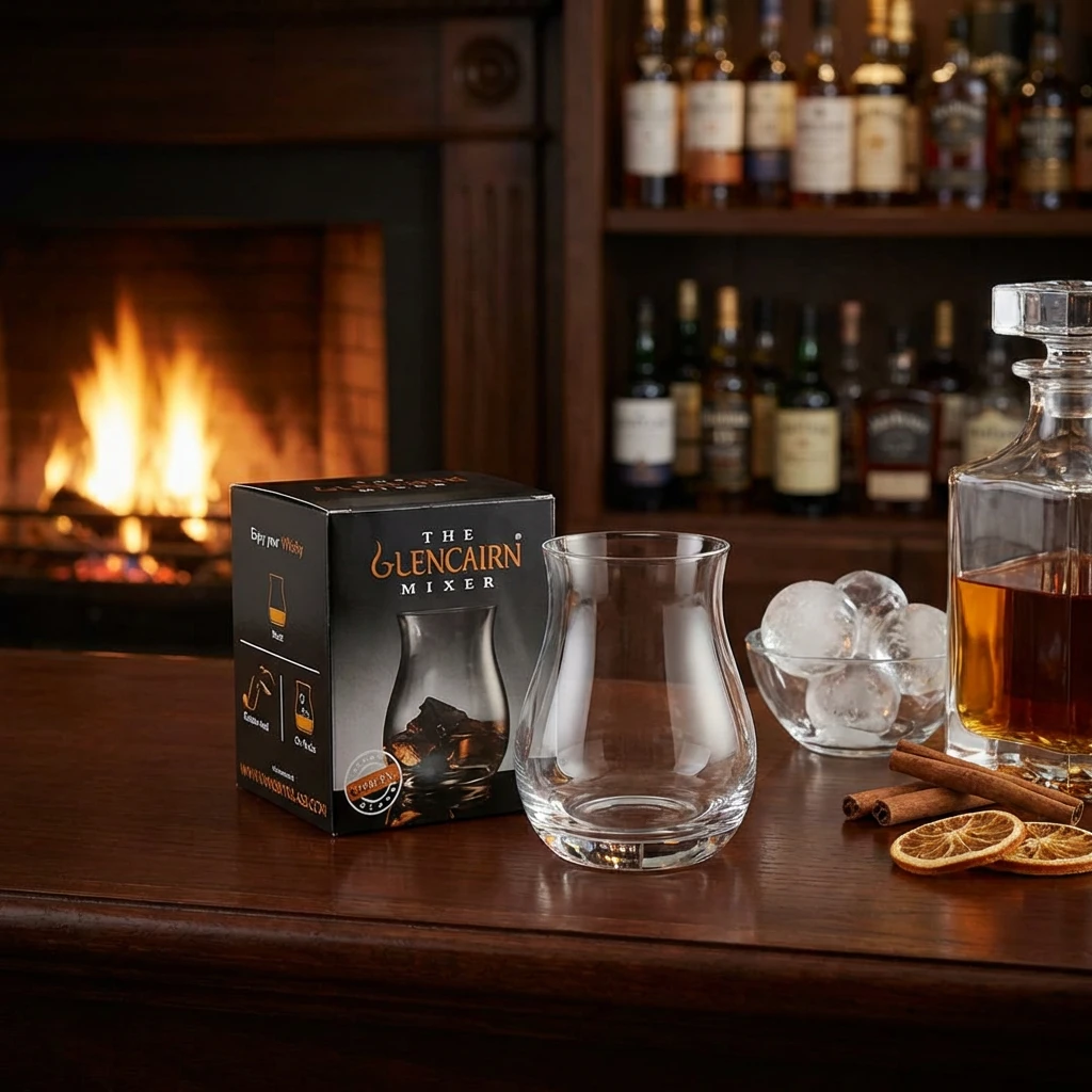 Glencairn Mixer Whiskyglas 35 cl in Geschenkbox 5313001 by GLENCAIRN color Svart