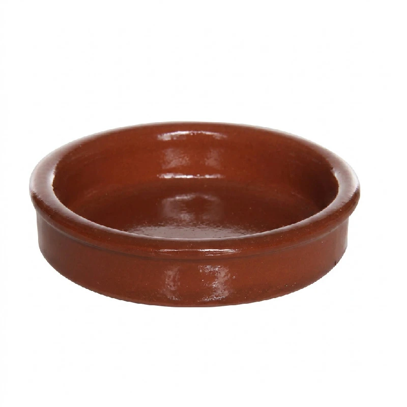 REGAS Mini-Kasserolle Braunes Steingut Ø6x1,6 cm 0006 by REGAS color Svart
