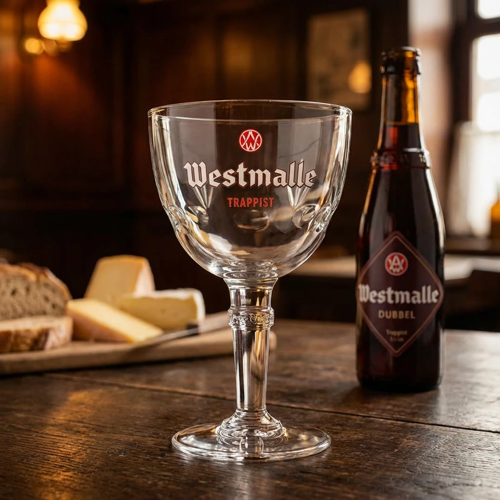Bierglas 33cl Geschenkbox 220152 by BELGIAN BEER GLASSES color Svart
