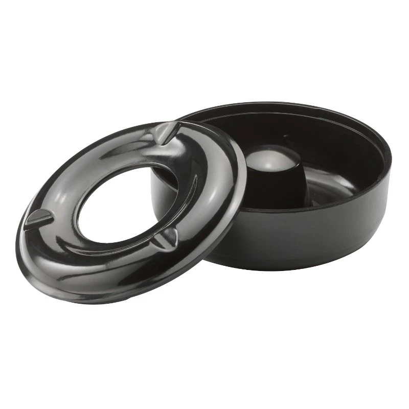 Windaschenbecher Melamin schwarz 14,5 cm BTBL3707 by Beaumont color Svart