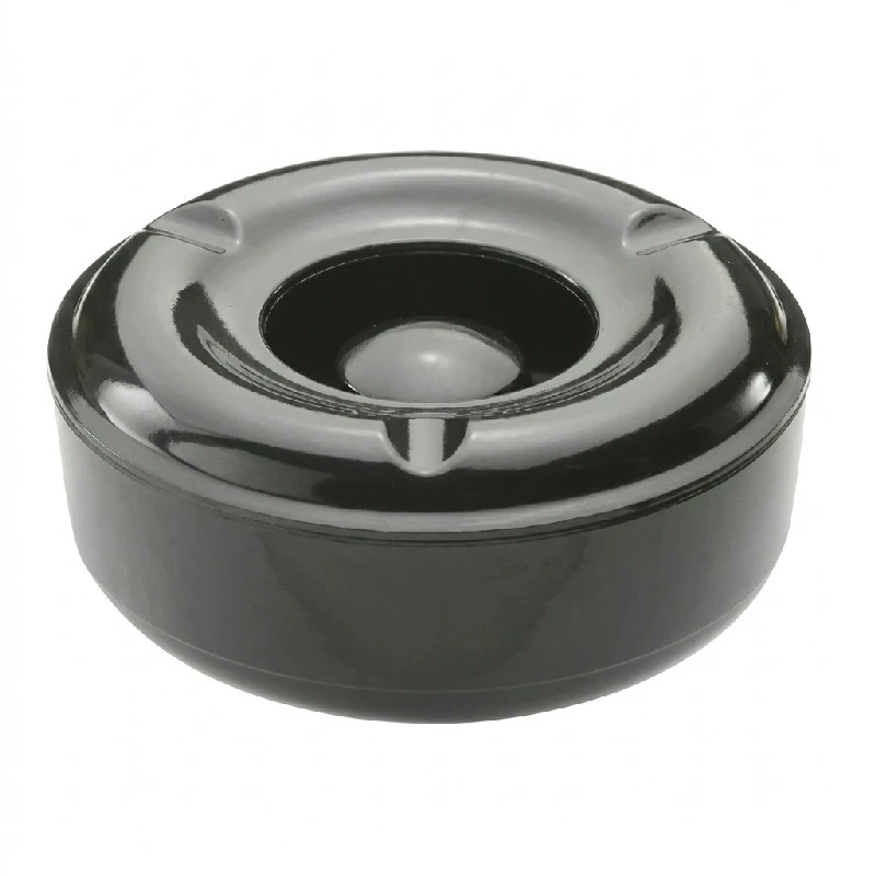 Windaschenbecher Melamin schwarz 14,5 cm BTBL3707 by Beaumont color Svart