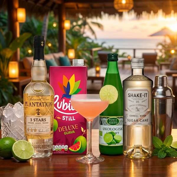 Guava Daiquiri - Cocktail-Set Bundle156  color Svart