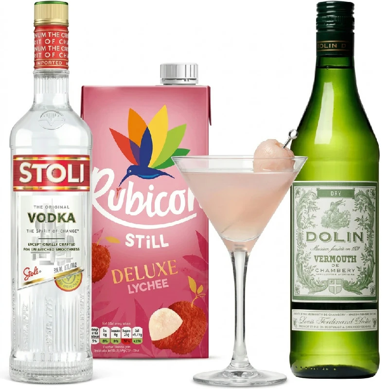 Lychee Martini - Cocktail-Set Bundle152  color Svart