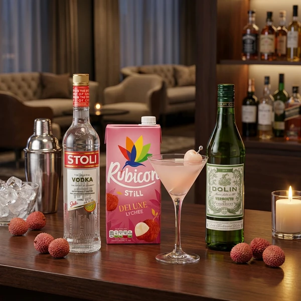 Lychee Martini - Cocktail-Set Bundle152  color Svart