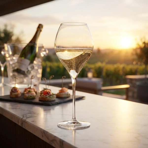 Grand Champagne Champagnerglas 40 cl Jamesse 6er-Set LG-JAM-0003 by Lehmann color Svart