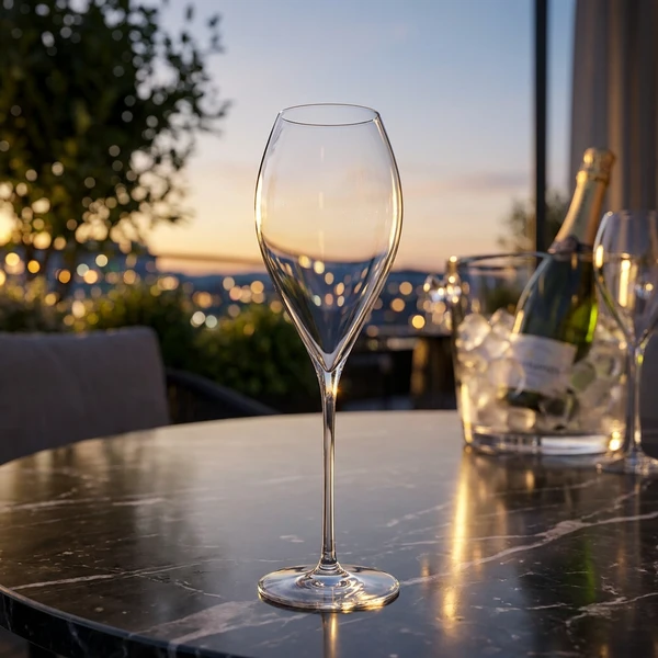 Flûte Initial Champagnerglas 30 cl Jamesse 6er-Set LG-JAM-0006 by Lehmann color Svart
