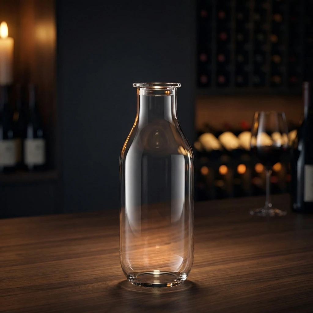 Excellence Decanter 75 CL mit Stopfen LG-AUT-0009 by Lehmann color Svart