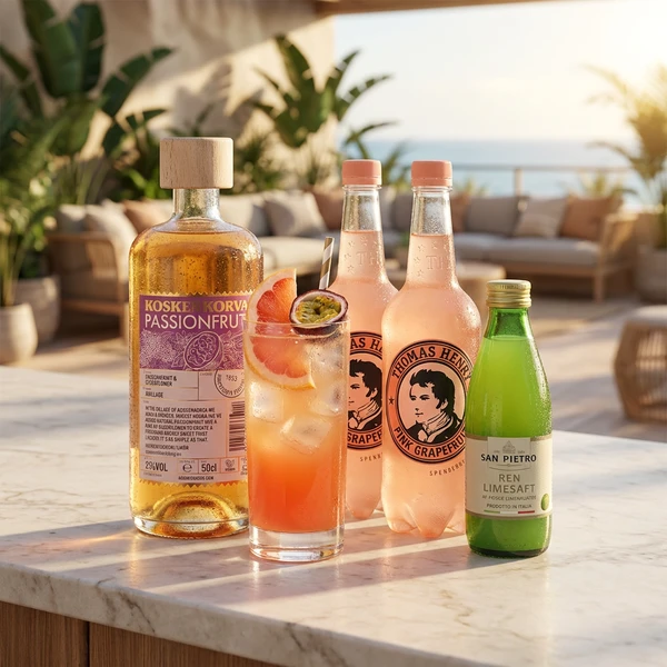 Passion Pink Grape Cocktail - Cocktail-Set Bundle150  color Svart