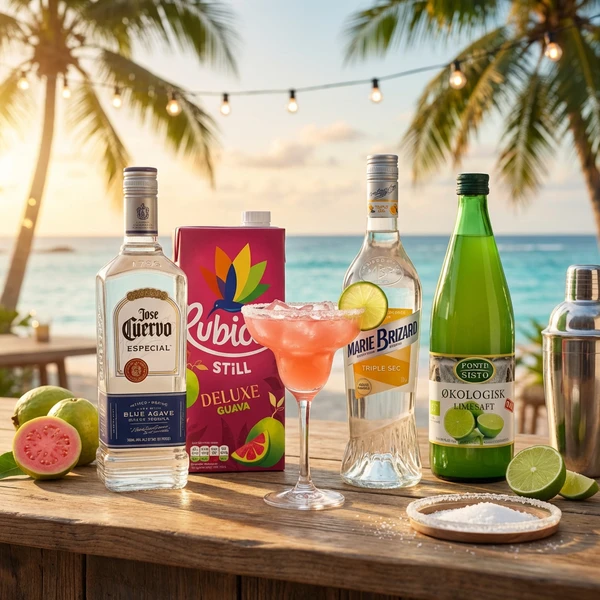 Pink Guava Margarita – Cocktail-Set Bundle157  color Svart