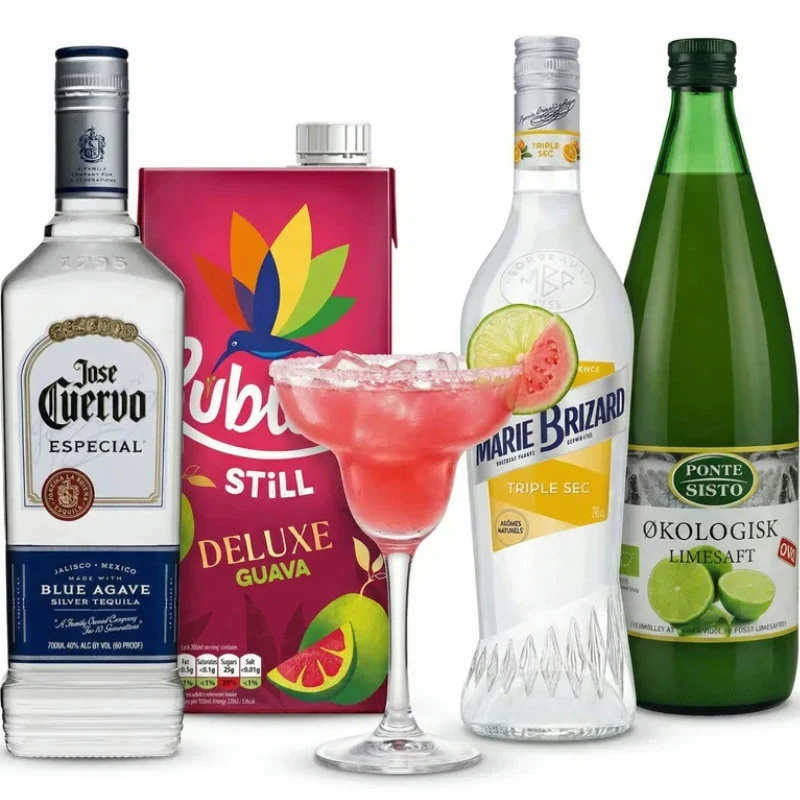 Pink Guava Margarita – Cocktail-Set Bundle157  color Svart