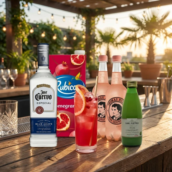 Pomegranate Paloma - Cocktail-Set Bundle162  color Svart