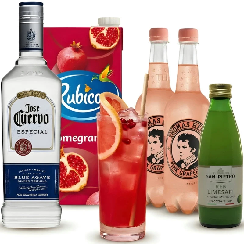 Pomegranate Paloma - Cocktail-Set Bundle162  color Svart