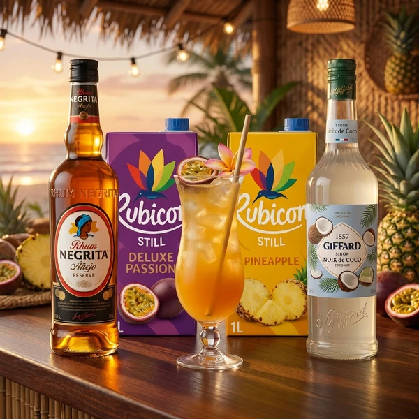 Tiki Passion Star – Cocktail-Set Bundle160  color Svart