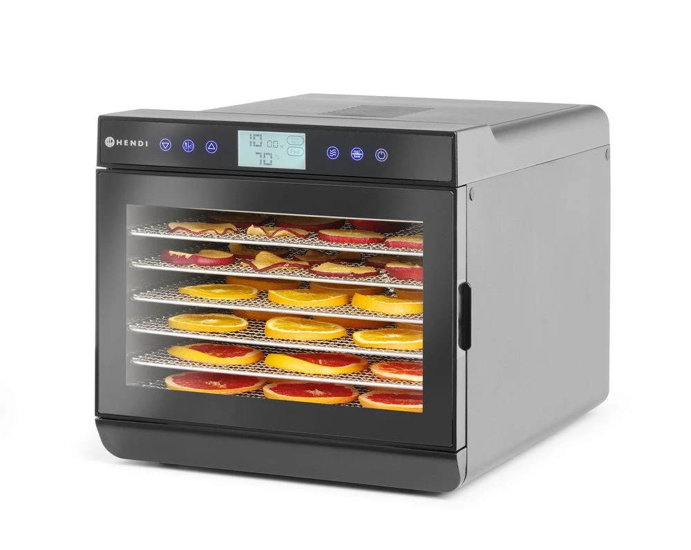 Hendi Dörrautomat Kitchen Line Dörrgerät 6 Einschübe 229064 by Hendi color Svart