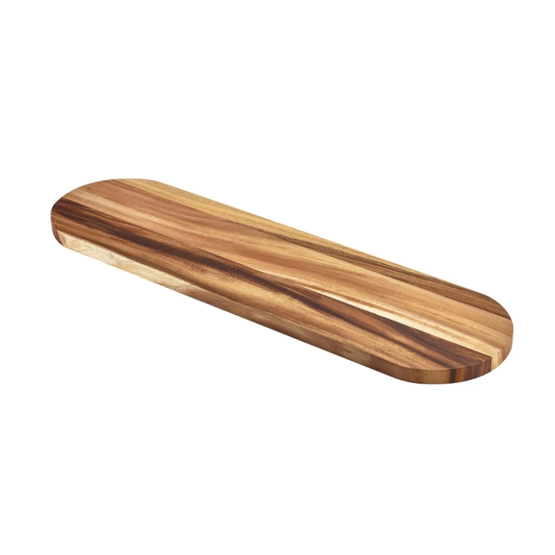 GenWare Akazienholz Sockel 80 x 22 cm WPLN8022 by Genware color Svart