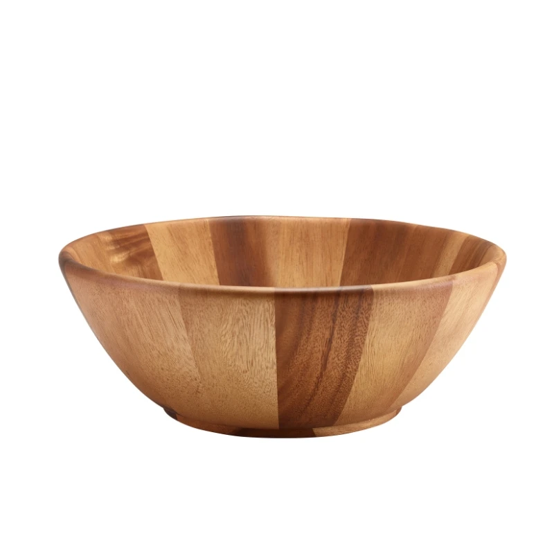 GenWare Acacia Wood Schale Ø33 x 12 cm WBWL33 by Genware color Svart