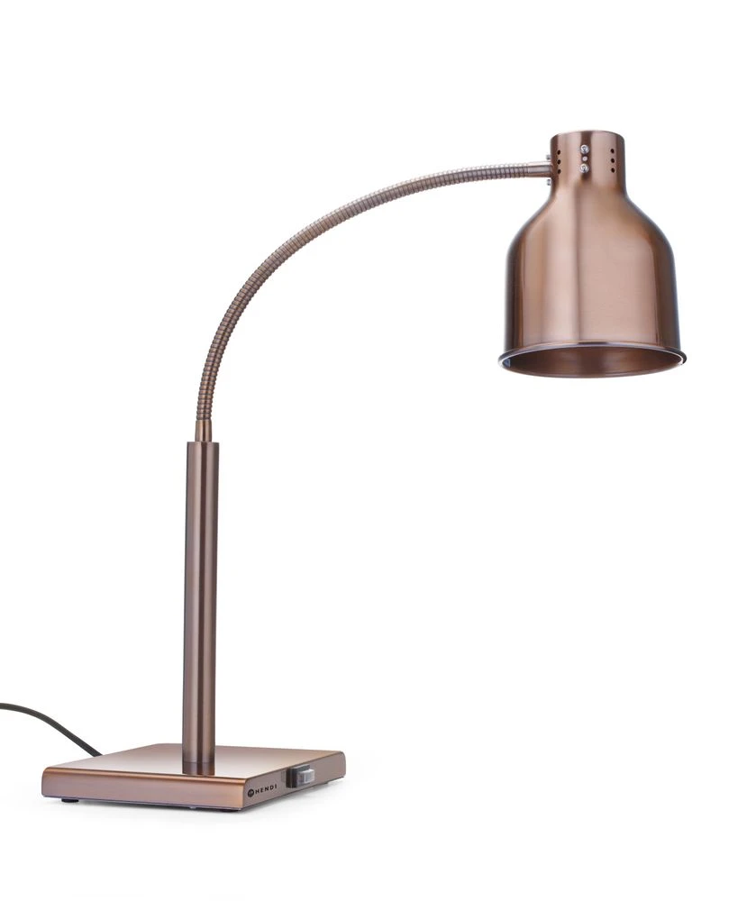 Hendi Wärmelampe flexibel Edelstahl Kupferfinish 273753 by Hendi color Svart