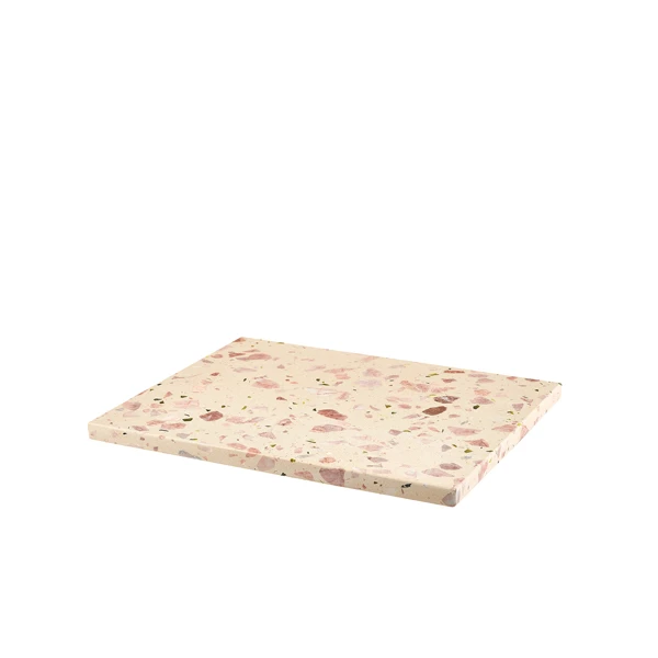 GenWare Terrazzo Servierplatte 32 x 26 cm GN 1/2 TRZ-3226 by Genware color Svart