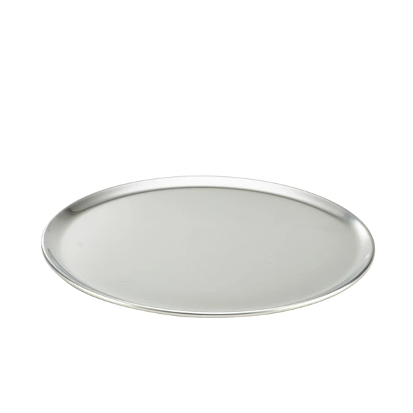 Aluminium Coupe Serviertablett 12" / 30,5 cm PT-CS12 by Genware color Svart