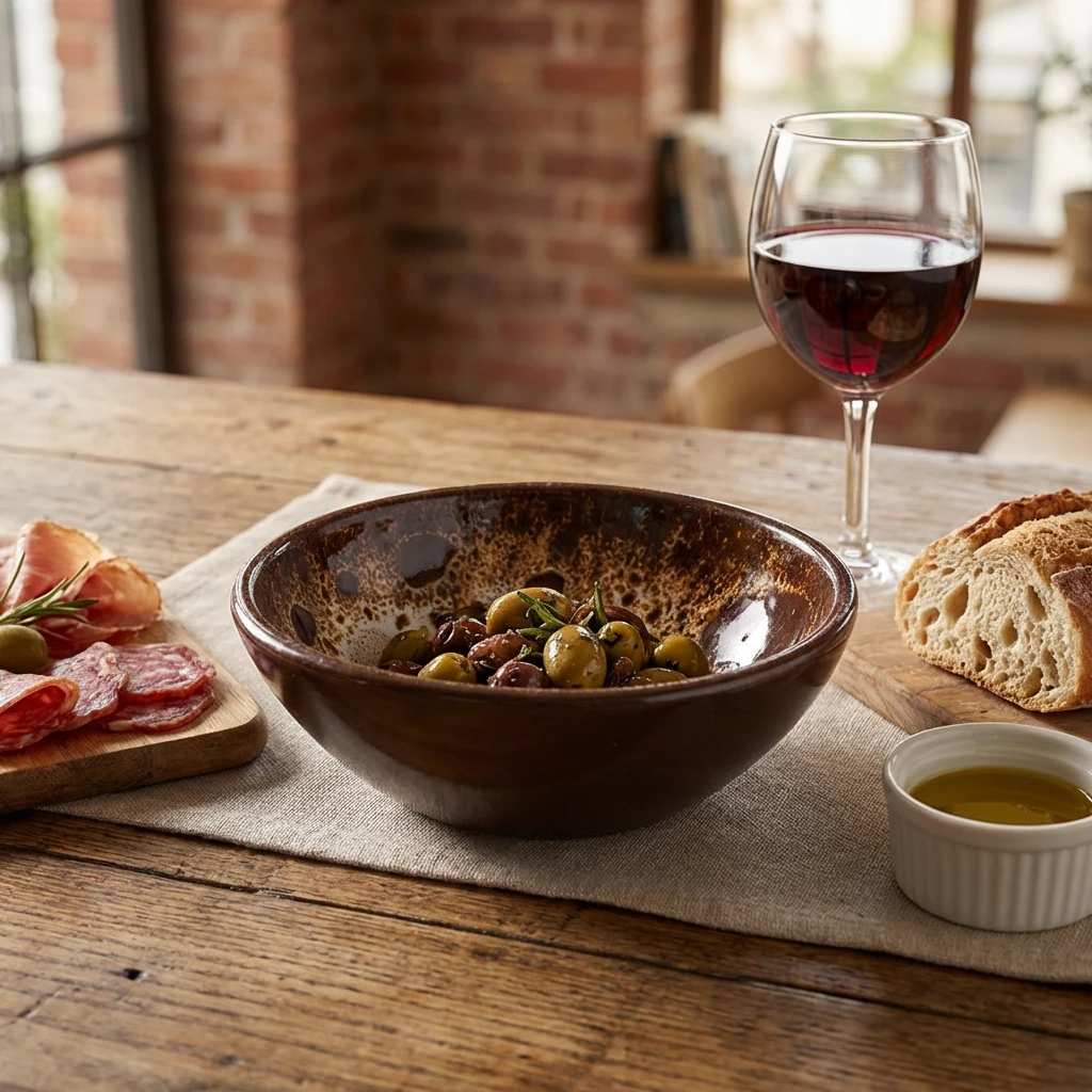 Sabrosa Luna Bowl 11 cm SBR-BW11LN by Genware color Svart