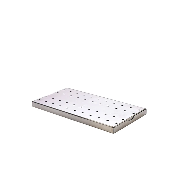 Genware Tropfschale aus Edelstahl 30x15 cm SSDT3015 by Genware color Svart