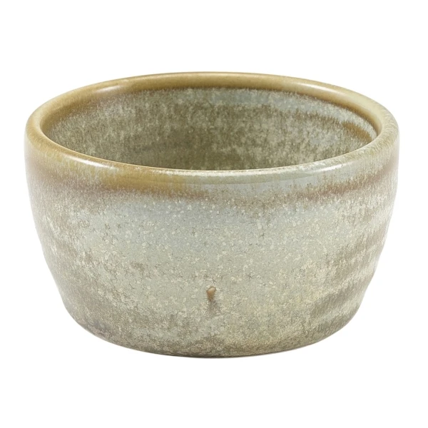 Terra Porcelain Mattgrau Ramekin 7 cl / 2,5 oz RAM-PMG2 by Genware color Svart