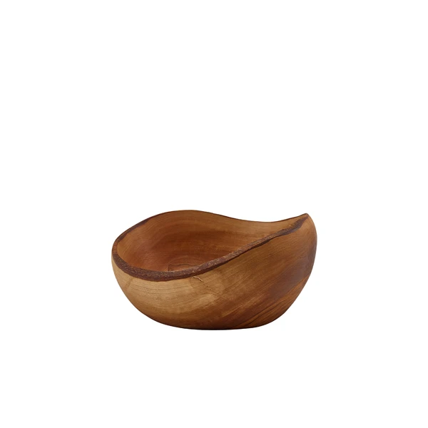 GenWare Rustikale Schale aus Olivenholz 13 cm OWRB13 by Genware color Svart