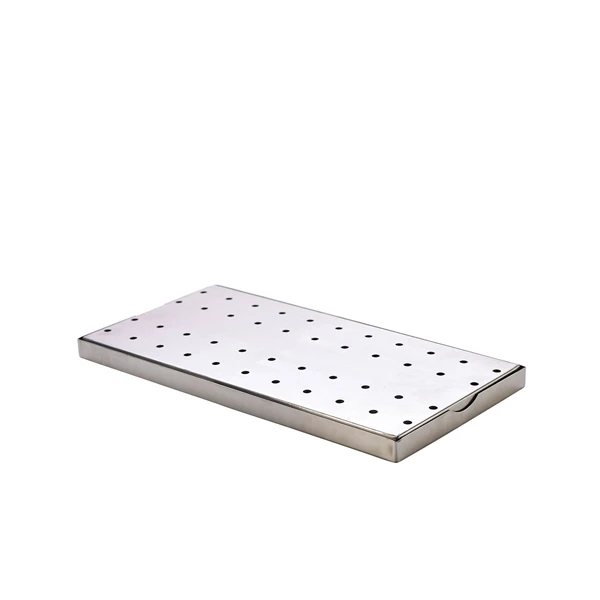 Edelstahl-Abtropfschale 30x20 cm SSDT3020 by Genware color Svart