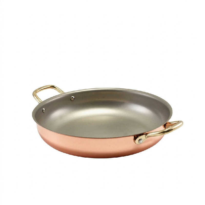 GenWare Copper Round Servierplatte 24,5 x 5 cm SRD24C by Genware color Svart