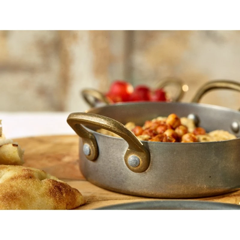 GenWare Vintage Steel Mini-Kasserolle 12,25 x 3,5 cm SCD12V by Genware color Svart