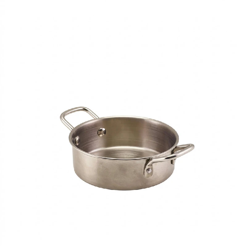 GenWare Mini-Edelstahlkasserolle 12,8 x 4,2 cm MSCD12 by Genware color Svart