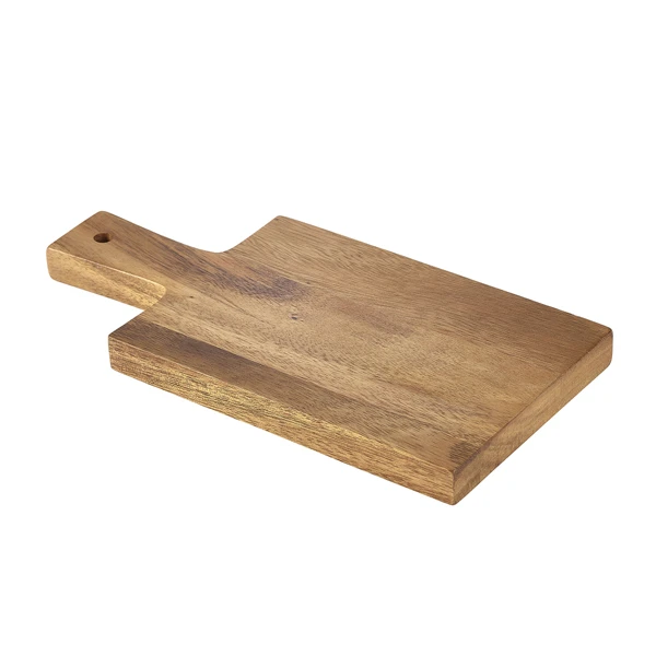 Akazienholz Paddle Board 28 x 14 x 2 cm WPB2814 by Genware color Svart