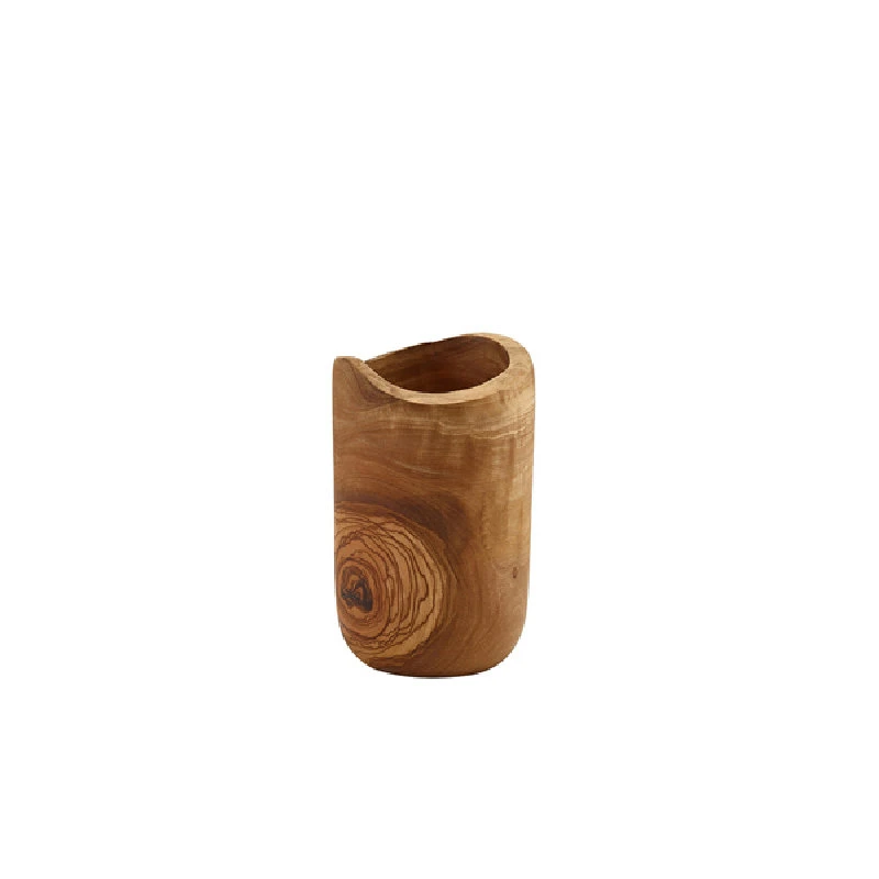 GenWare Olive Wood Rustikaler Besteckhalter OWRCH by Genware color Svart