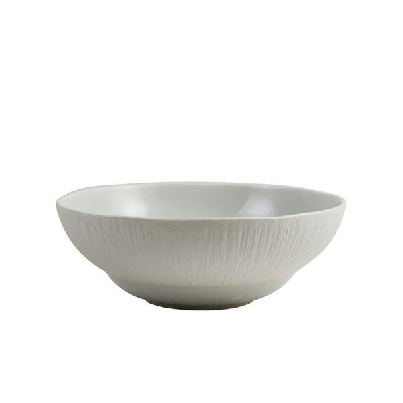 Incise Porcelain Lucine Runde Schale 20 cm BW-PLC20 by Genware color Svart